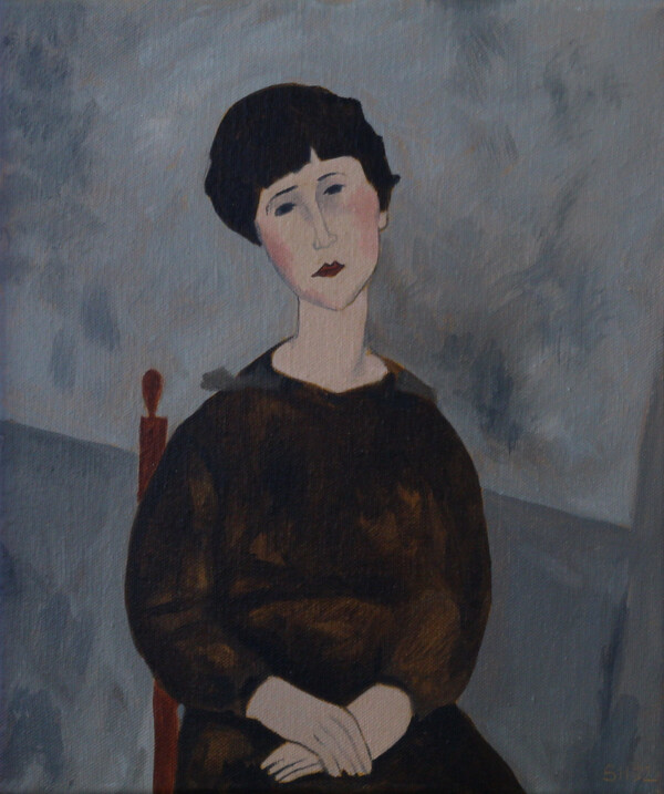 Black Hair (After Modigliani)