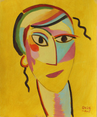 Head. G. II., 25 x 20 cm, oil on oil paper, 2026