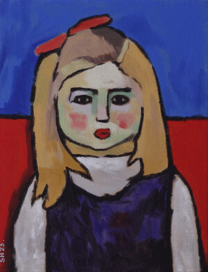 Portrait of a Girl (After Jawlensky)