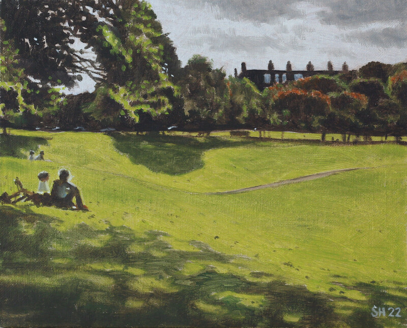 A Sunny Day on the Links (Study)