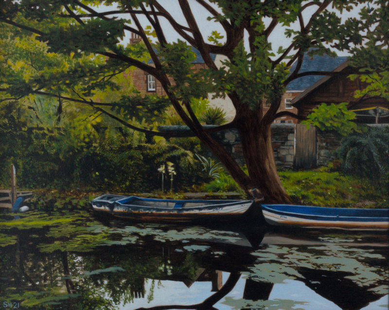 Boats Moored, Union Canal